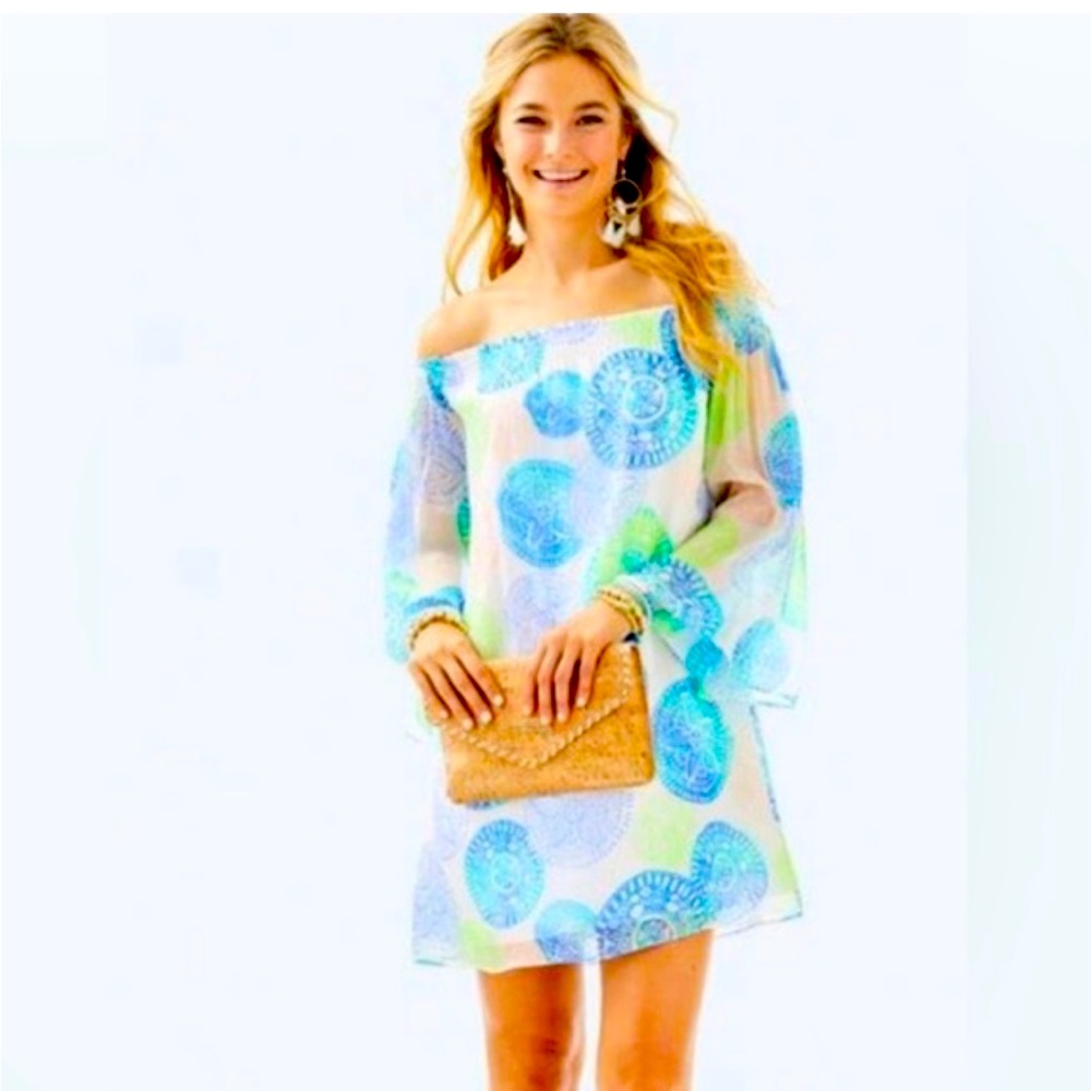 Lilly Pulitzer Abi Silk Dress Beach/Sundress Small